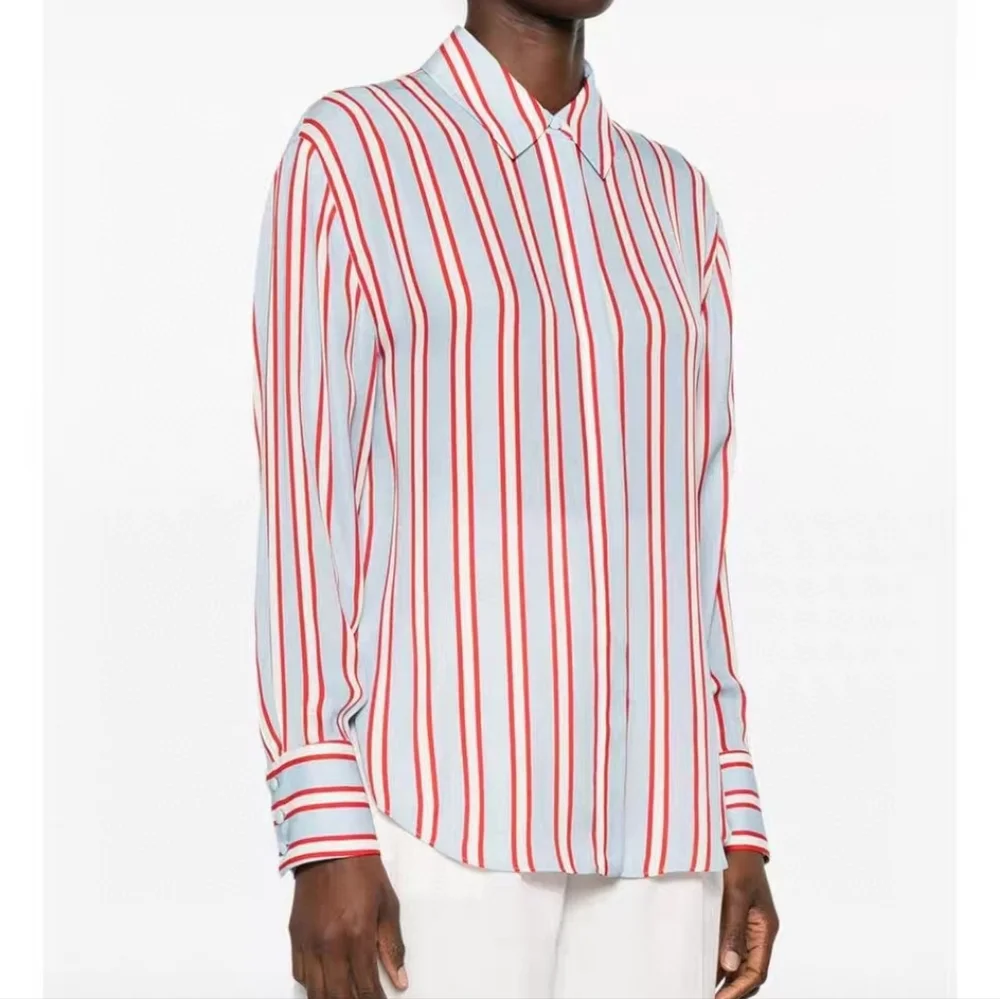 Alice+olivia DIMITRA OVERSIZED BUTTON DOWN - Picture 3 of 15